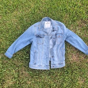 Hollister reversible Sherpa Jean Jacket